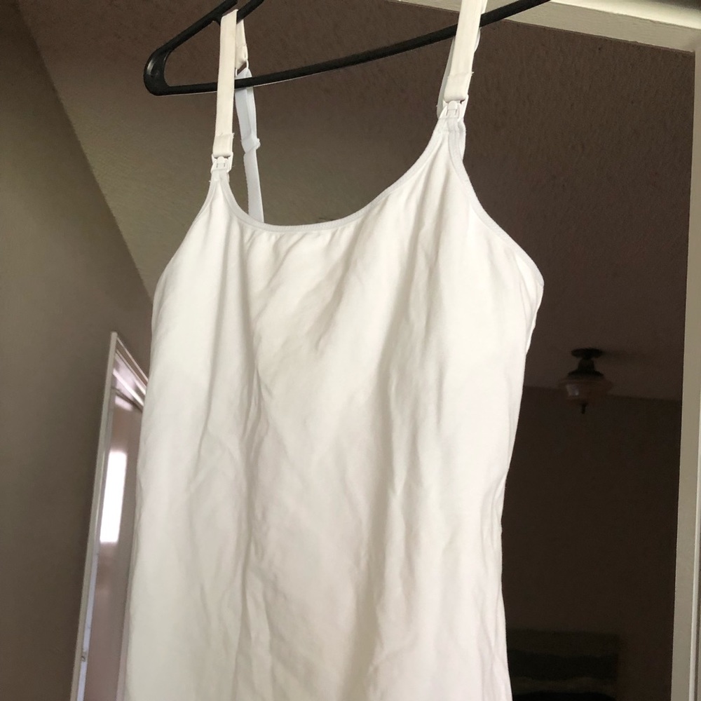 White nursing tank